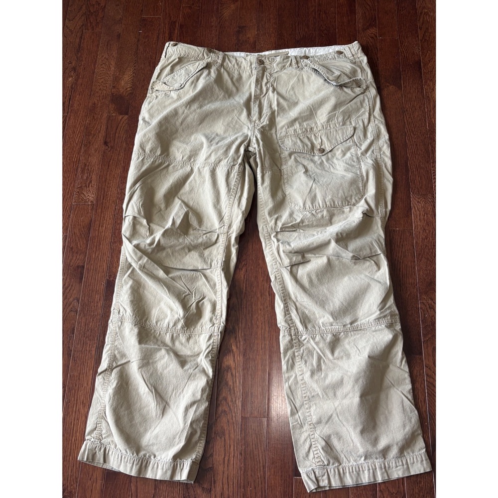 Polo Ralph Lauren Surplus Cargo Pants 44x34 Military Utility Khaki Wide Leg